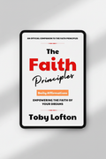 The Faith Principles Daily Affirmations eBook on tablet mockup
