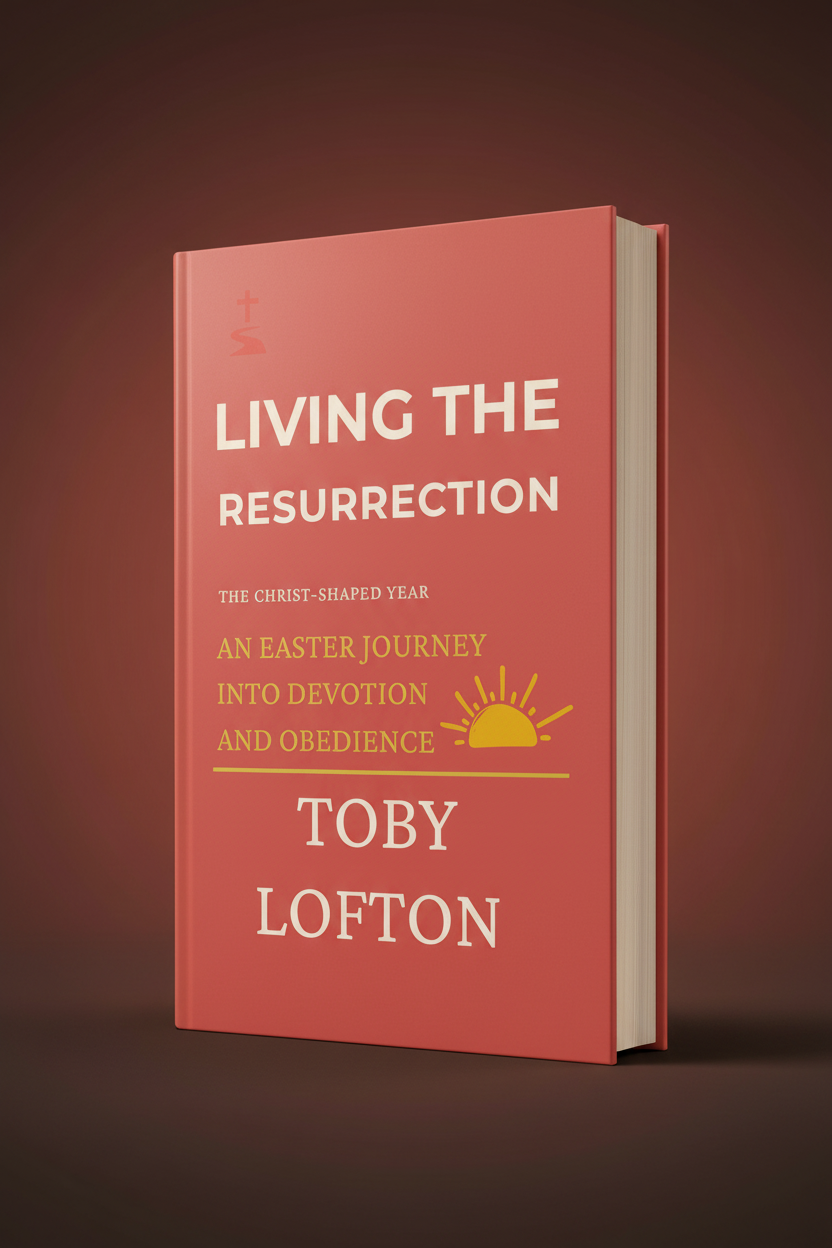 Living the Resurrection paperback mockup