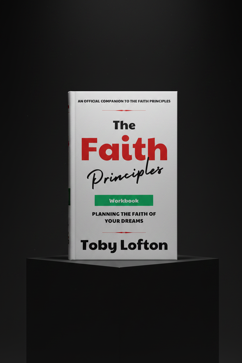 The Faith Principles Workbook - Book on Box Mockup